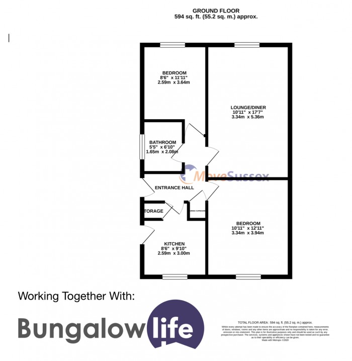 Floorplan for Magnolia Walk, Eastbourne